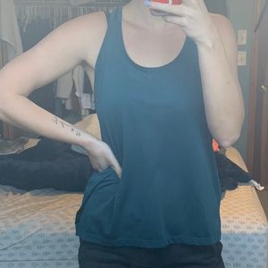 Blue/Green workout tank